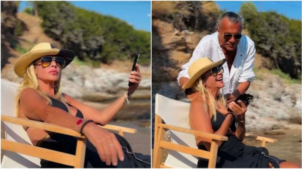 Άννα Βίσση: Αγκαλιά με τον Ηλία Ψινάκη σε πισίνα στο Μαρόκο [pics]